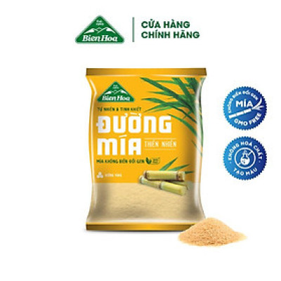 Đường mía thiên nhiên Biên Hòa 1kg/túi