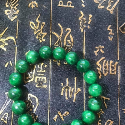 VÒNG TAY PHONG THỦY ĐÁ CẨM THẠCH NỮ MỆNH HỎA MỘC SIZE 10LY 