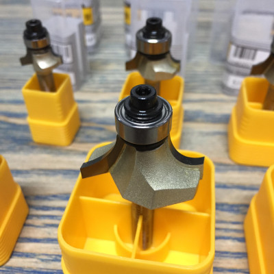 Mũi phay, mũi soi, mũi cắt vát cạnh tròn lồi 1/4"x1/4"(R=3.17mm) ARDEN