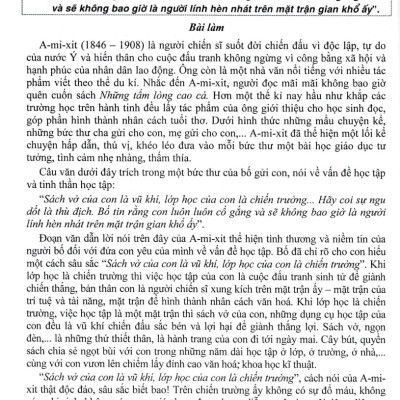Những Bài Văn Đạt Điểm Cao Của Học Sinh Giỏi 8 (Dùng Chung Cho Các Bộ SGK Hiện Hành)_HA