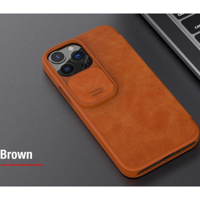 Bao da ví cái thẻ cho Smart Phone 14 Pro Max , 14 PLus , 13 Pro max có lắp trượt bảo vệ camera cao cấp hiệu NIllkin - hàng nhập khẩu