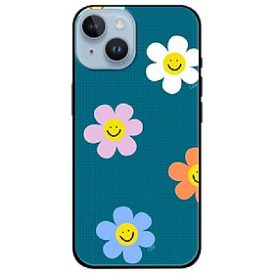Ốp lưng dành cho Iphone 14 - Iphone 14 Plus - Iphone 14 Pro - Iphone 14 Pro Max - Hoa Màu Sắc Xanh