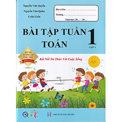 Sách - Bài tập tuần Toán 1 tập 1 (Kết nối tri thức với cuộc sống)