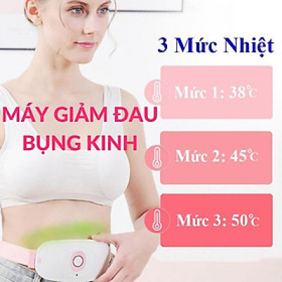 Đai Masage Bụng Kinh Nguyệt, Đai chườm nóng Puha giảm đau bụng kinh chườm bụng kinh kết hợp massage bụng 