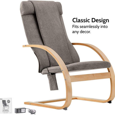 Ghế Massage thư giãn USA Shiatsu 3D cao cấp HoMedics MCS-1200H (3D Shiatsu Massaging Lounger) nhập khẩu USA