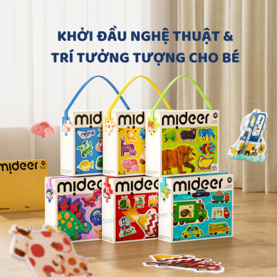 Đồ Chơi Ghép Hình Cho Bé Mideer My First Puzzle Transport