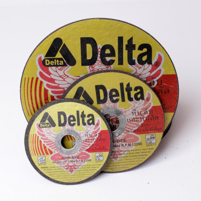(1 Viên) Đá Cắt Kim Loại Delta 150x2x22mm Thiết Kế Lưỡi Đá Sắc Nét và Chống Mài Mòn | TOPWIN Official Store
