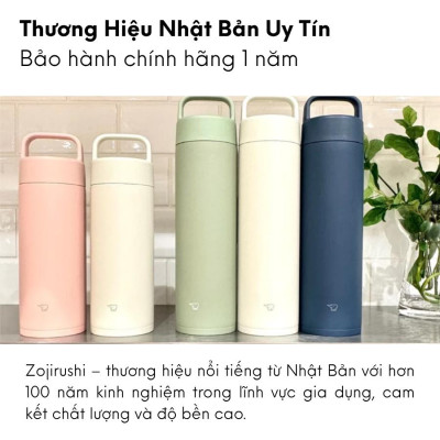 Bình giữ nhiệt Zojirushi, bình giữ nhiệt Nhật Bản nóng lạnh 0.65L SM-RS65, bảo hành 1 năm