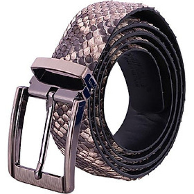 Thắt Lưng Nam Da Trăn Đầu Kim Huy Hoàng HT4306 - Da Nguyên Thủy