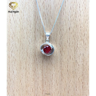 Dây chuyền bạc 925 Huệ Ngân - Vòng tròn may mắn PP1288
