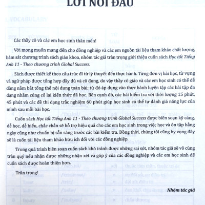 Sách- Học Tốt Tiếng Anh 11 - Theo Chương Trình Global Success - 2HBooks