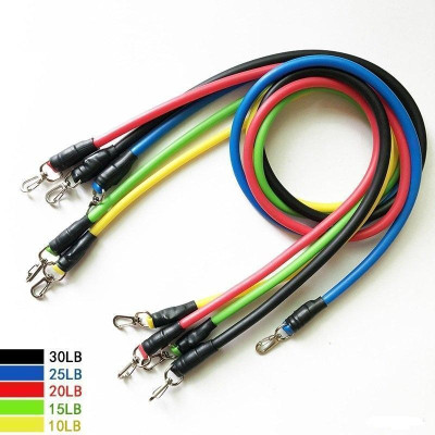 Bộ Túi 5 Dây Kéo Đàn Hồi Chuyên Dùng Tập Gym, Tập Thể Dục