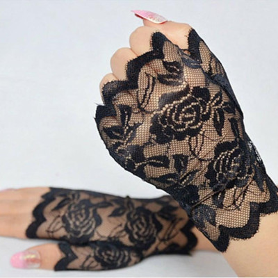 Găng tay Cô dâu và Dạ hội MS: 37624 (họa tiết ngẫu nhiên)