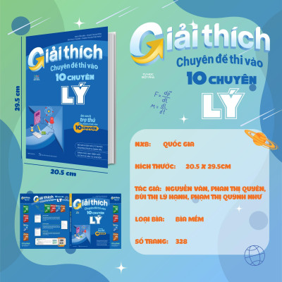Sách Giải Thích Chuyên Đề Thi Vào 10 Chuyên Lý - Megabook
