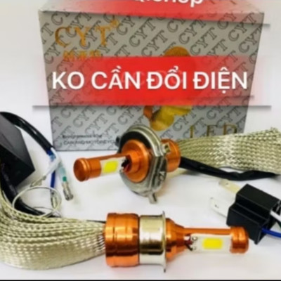 ĐÈN PHA LED 3 TIM SIÊU SÁNG LẮP XE MÁY ÔTÔ MẪU MỚI CHẤT LƯỢNG