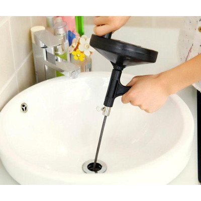 Dụng Cụ Thông Cống Có Quai Cầm Dây Dài 4M Tiện Dụng