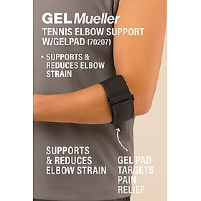 ￼Băng Khuỷu Tay Mueller Chính Hãng 70207 – Hỗ Trợ Tennis Elbow, Gelpad Giảm Đau Hiệu Quả