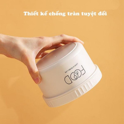 [KoSuyTu] Hộp Cơm Giữ Nhiệt  Lucky 2 Lớp 3 Tầng Rời - Chất Liệu Inox 304 - Tặng Kèm Túi Thìa Dĩa