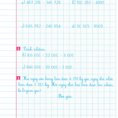 Luyện Tập Toán 4 Quyển 2 - Trình Bày Trên Giấy Ô Li (Bộ Sách Chân Trời Sáng Tạo) _HA