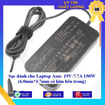 Sạc dùng cho Laptop Asus 19V-7.7A 150W (6.0mm*3.7mm có kim bên trong) - Hàng Nhập Khẩu New Seal