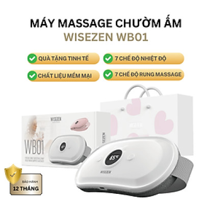 Máy massage chườm ấm WISEZEN WB01 – Điều chỉnh nhiệt độ 35-65℃, 7 chế độ rung, giảm đau bụng kinh hiệu quả 