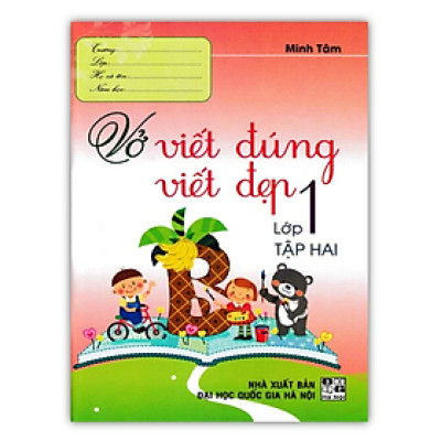 Sách - Vở Viết Đúng Viết Đẹp Lớp 1 - Tập 2