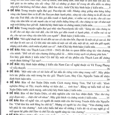 Những bài văn đạt giải học sinh giỏi cấp Tỉnh - Thành phố Toàn Quốc (THPT)(2025)(Dùng chung các bộ SGK)
