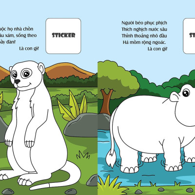 Bé Tô Màu - Khám Phá Châu Phi Hoang Dã