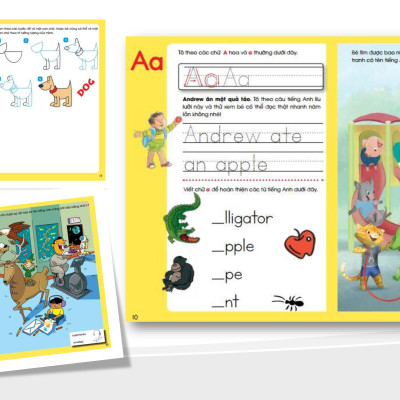 Combo Big Fun Activity Book - Sẵn Sàng Cho Bé Tới Trường 1 - A (5-7 Tuổi)