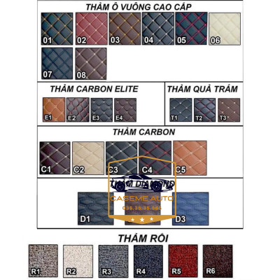 [FORD ECOSPORT] Thảm Trải Sàn, Lót Sàn Ô Tô 5D 6D Thiết Kế Theo Xe FORD ECOSPORT 2017 Chống Nước, Không Mùi - MẪU Ô VUÔNG - Hàng Chính Hãng