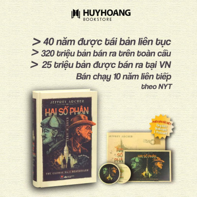 Sách - Hai Số Phận - Bìa Cứng - Jeffrey Archer - Huy Hoàng Bookstore
