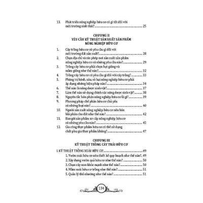 Sách - Kỹ Thuật Trồng Cây Ăn Trái Và Cây Lương Thực Hữu Cơ - Lê Ninh - VIETNAMBOOK