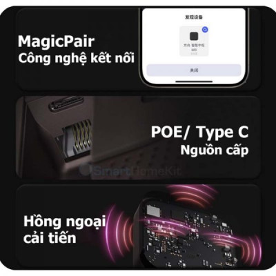 [Quốc Tế] Bộ trung tâm Aqara Hub M3 Zigbee & Matter, điều khiển hồng ngoại - Hàng Chính Hãng Bảo hành 1 Năm