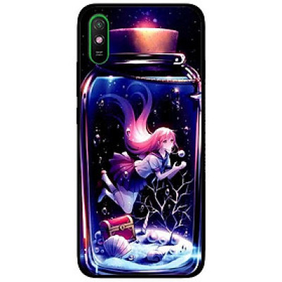 Ốp lưng dành cho Xiaomi Redmi 9A mẫu Cô Gái Trong Lọ
