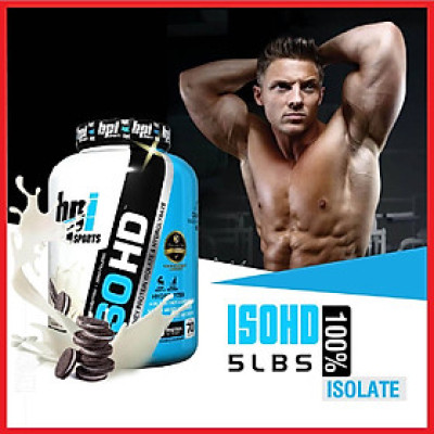 Iso HD 100% Pure Isolate Protein 5Lbs - Sữa bổ sung Protein, hỗ trợ phục hồi, tăng Cơ cho người tập thể thao
