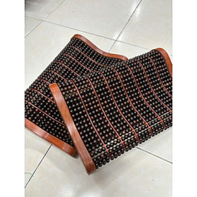 Gối Hạt Gỗ Mun Cao Cấp , Gối Công Thái Học - Kích Thước 36cmx24cmx8/4cm ( Mian. vn )