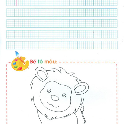 Chuẩn Bị Cho Bé Vào Lớp 1 - Tập Tô Và Tập Viết Chữ Số (Quyển 2) (Tái Bản 2020)