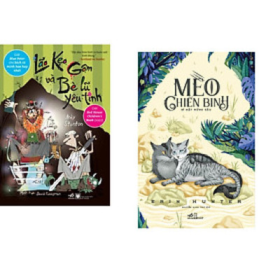 Combo 2 cuốn sách: Lão kẹo gôm và Bè lũ yêu tinh + Mèo chiến binh - Bí mật rừng sâu