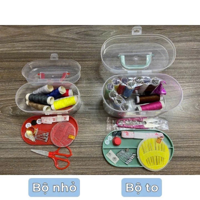 Bộ kim chỉ may vá 15 chi tiết Cicico K235, có hộp đựng kim chỉ nhỏ gọn, đầy đủ dụng cụ may vá.