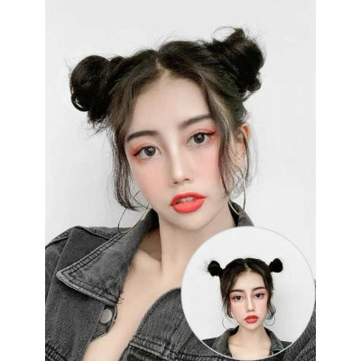 Tóc giả búi cột thẳng tóc giả- giá 1 cái