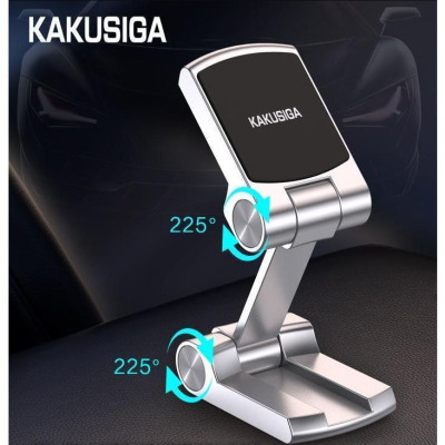 Giá Đỡ Điện Thoại Nam Châm Kakusiga Trên Ô Tô Điều Chỉnh Được Xoay 225 Độ 14X3Cm