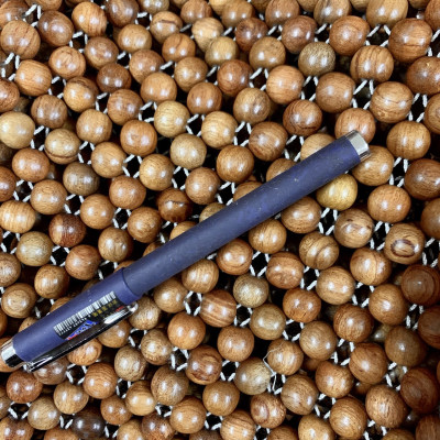 Lót Đàn Ghế Xe Ô Tô Hạt Gỗ Hương Hạt 1.2cm ( hình thật )