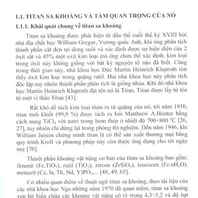 Công Nghệ Khai Thác Các Mỏ Quặng Titan Sa Khoáng Ven Biển Việt Nam