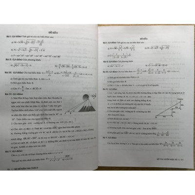 Sách - Bộ đề kiểm tra Toán 9 ( Theo định hướng phát triển năng lực)