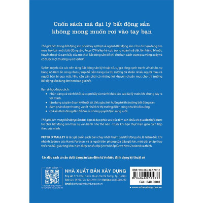 Sách - Thế Giới Bên Trong Bất Động Sản - Mua, Bán Và Tạo Lợi Nhuận Trong Thị Trường Bất Động Sản - NXB Xây Dựng