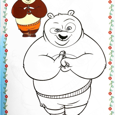 Tô Màu Babies 4 - Kungfu Panda