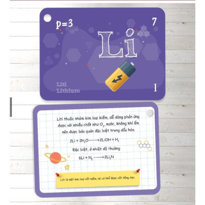 Sách Flashcard - Vui Học Hóa Nguyên Tố - Hợp Chất Hóa Học - Megabook
