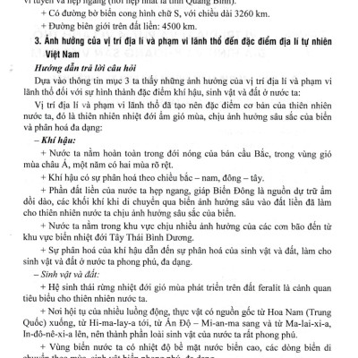 Hướng Dẫn Trả Lời Câu Hỏi Và Bài Tập Địa Lí Lớp 8 (Bám Sát SGK Kết Nối Tri Thức Với Cuộc Sống) _HA