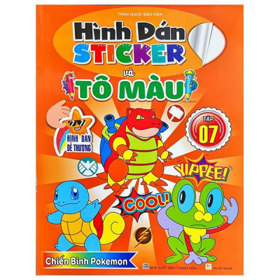 Sách - Hình Dán Sticker Và Tô Màu - Tập 7