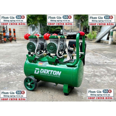 Máy Nén Khí Không Dầu Giảm Âm 50L DEKTON DK-AC2950- Công Suất 3.0HP, 100% Dây đồng, BH chính hãƞg